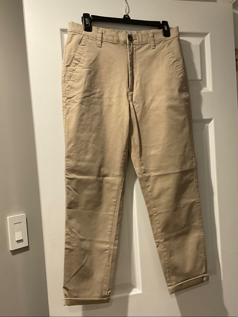 Women's Tailored Beige Chino Trousers